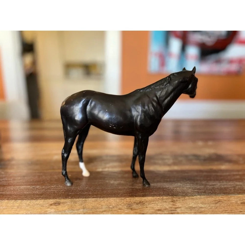 Breyer 'Traditional' Collectible 'Let's Go Racing' Black Matte Secretariat #1440